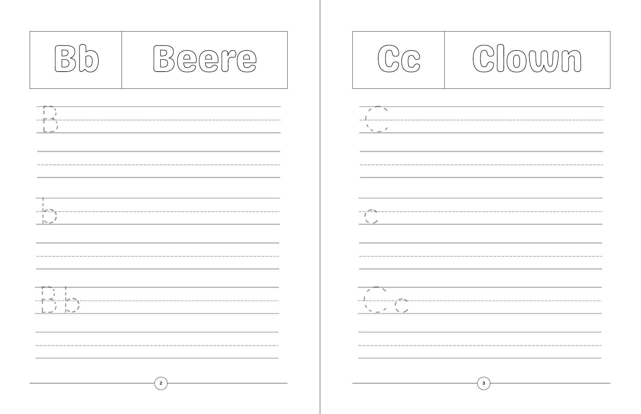 Vorschau Seite 1 – Vorschulbuch ABC lernen