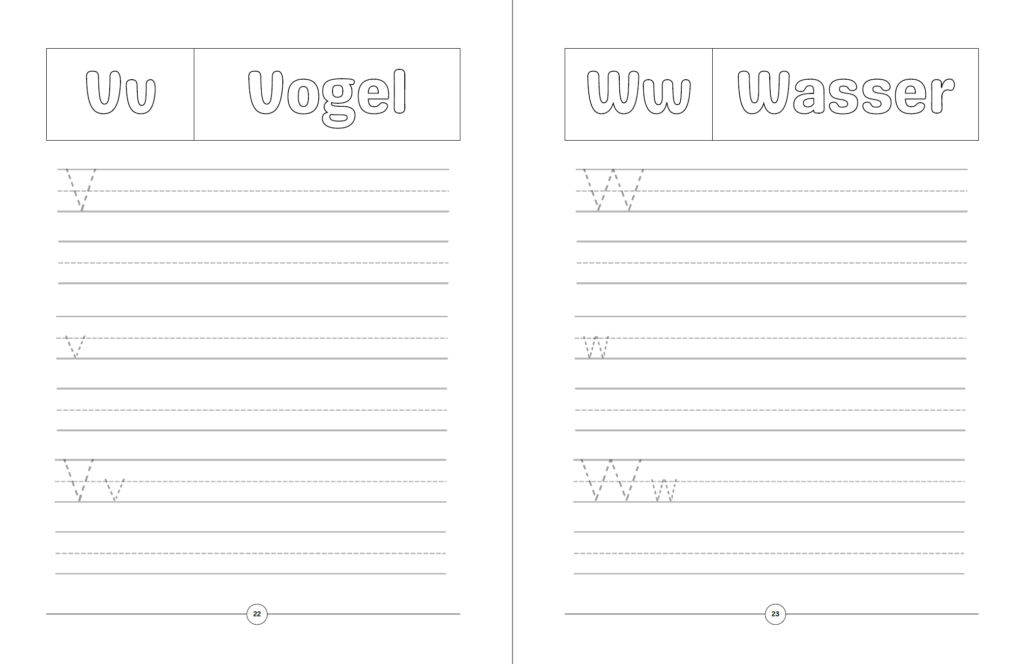 Vorschau Seite 2 – Vorschulbuch ABC lernen