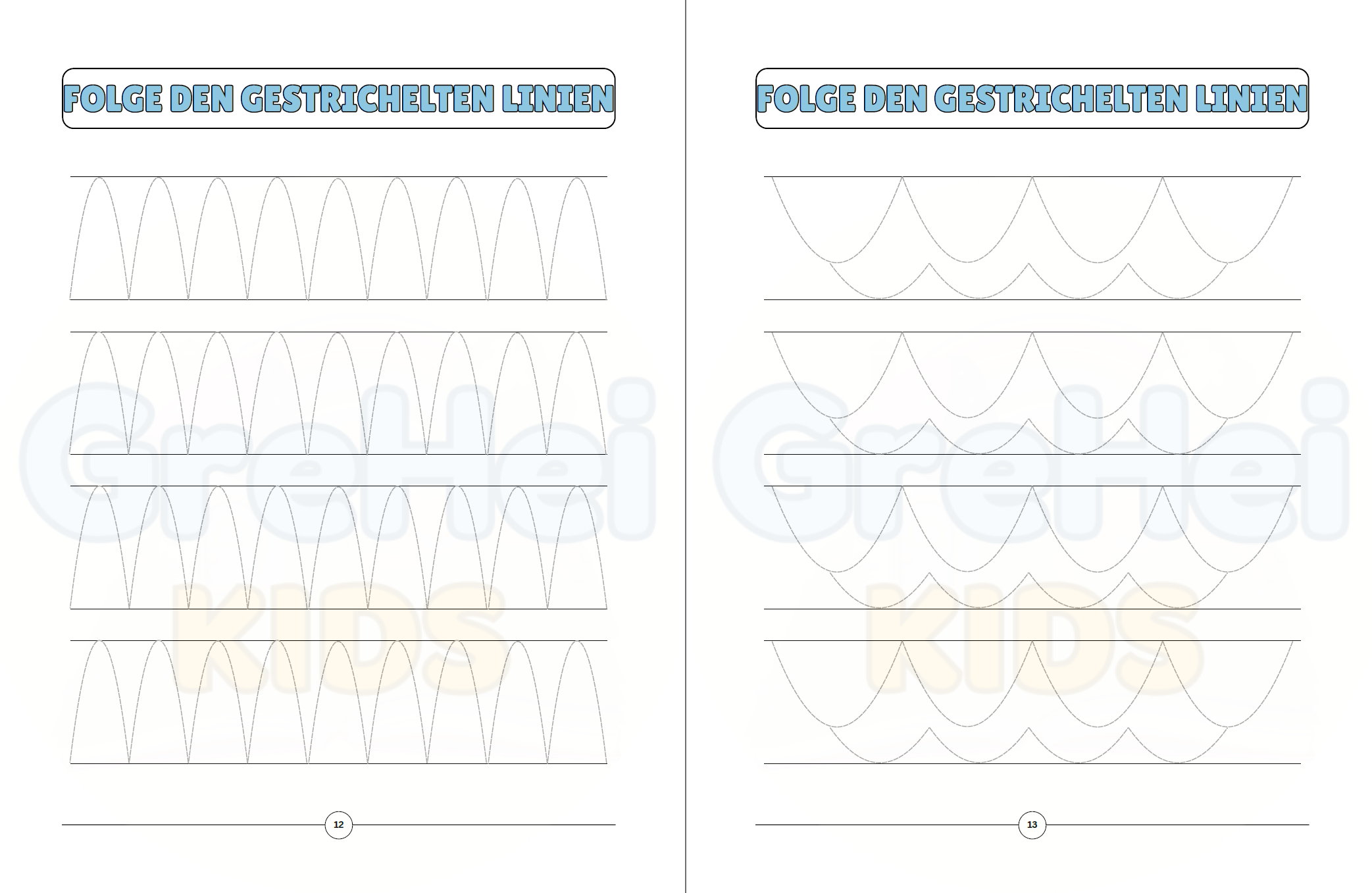 Vorschau Seite 2 – Vorschulbuch Striche und Linien