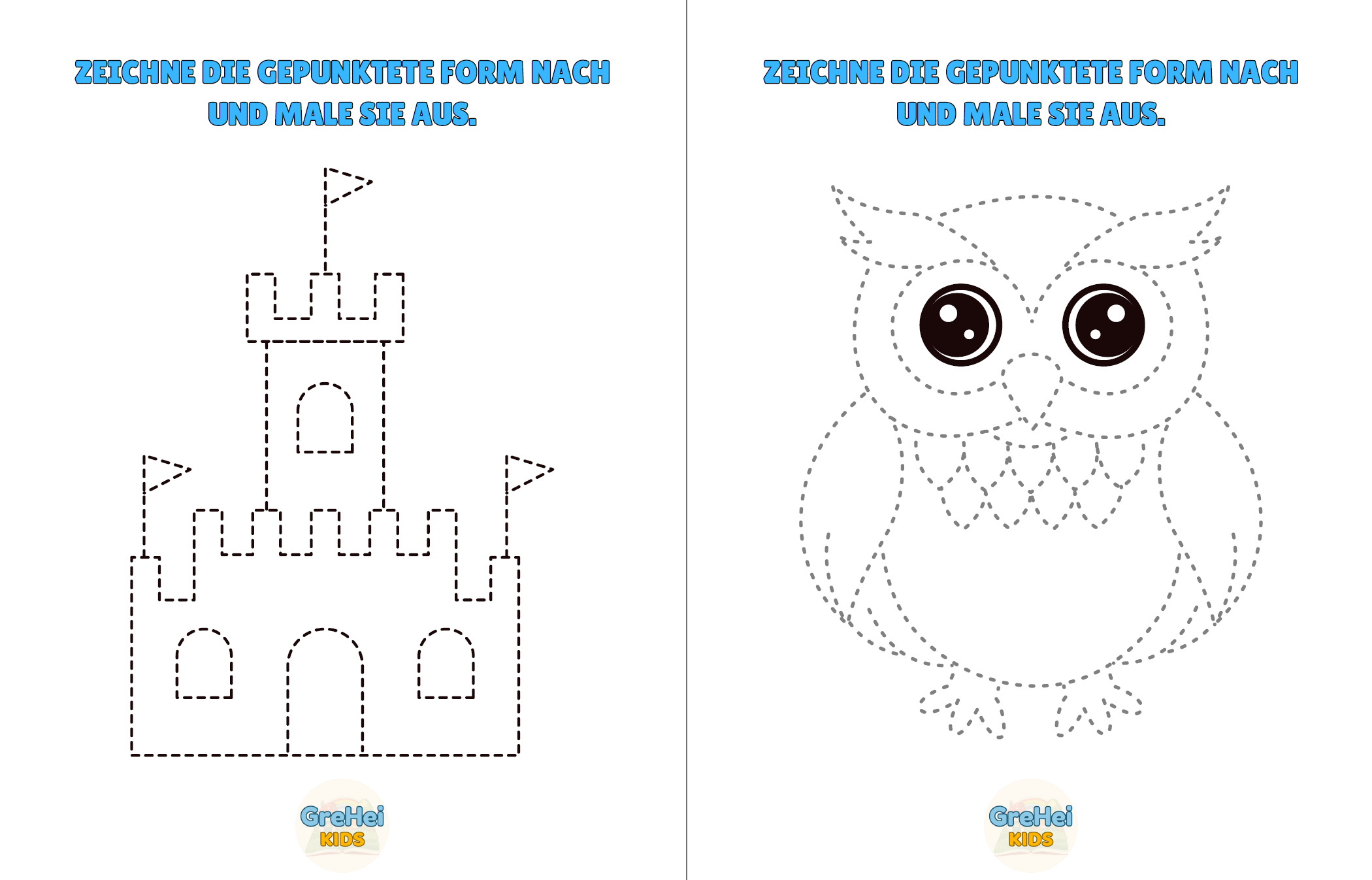 Vorschau Seite 2 – Vorschulbuch Zeichnen